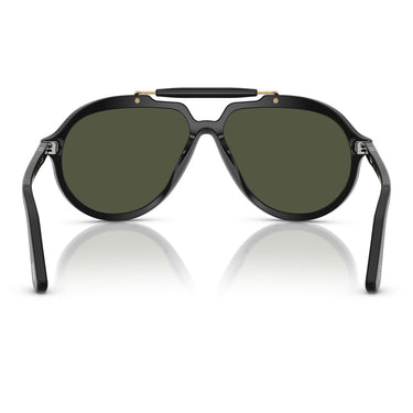 Persol Occhiali da Sole PO0202S 95-31 X Netflix Serie Sienna Nero-Verde Unisex 4