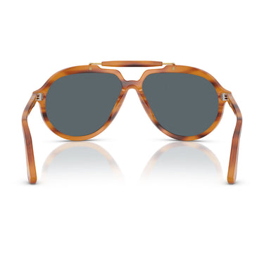 Persol Occhiali da Sole PO0202S 960/R5 X Netflix Serie Senna Marrone/Blu Unisex