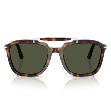 Persol Lunettes de Soleil PO0203S 24/31 Senna Havana/Vert Unisexe Polarisées