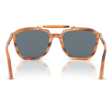 Persol Occhiali da Sole PO0203S 960-R5 Senna Marrone-Blu Unisex 3