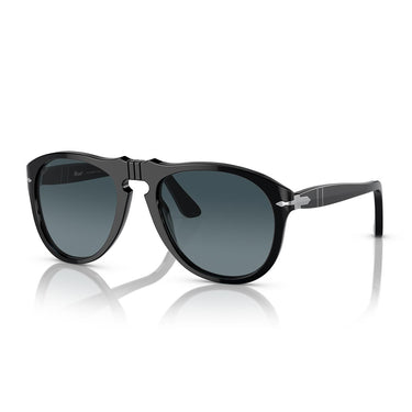 Persol Occhiali da Sole PO0649 95/S3 Nero/Blu Sfumato Unisex Polarizzati 1