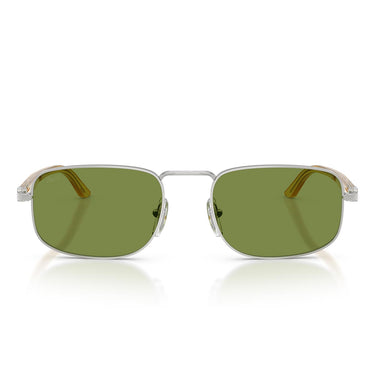 Persol Occhiali da Sole PO1027S 518/4E Argento/Verde Unisex