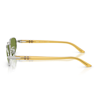 Persol Occhiali da Sole PO1028S 518/4E Giallo Argento/Verde Unisex 2