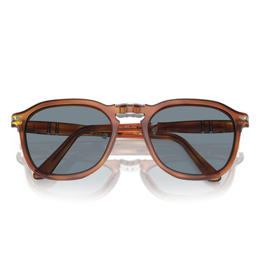 Persol Occhiali da Sole PO3345S 96/56 Terra Di Siena/Blu Unisex 4