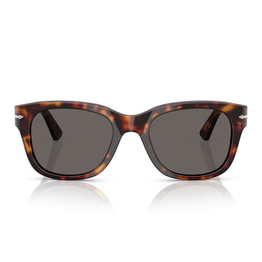 Persol Lunettes de Soleil PO3372S 24/B1 Havana/Gris Foncé Unisexe