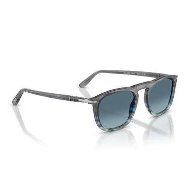 Persol Occhiali da Sole PO3391S 1205Q8 Gae Grigio Striato Blu/Azzurro Sfumato Blu Unisex 4