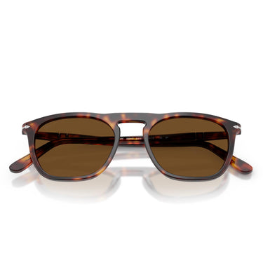 Persol Occhiali da Sole PO3391S 24/57 Gae Marrone/Marrone Unisex Polarizzati 4