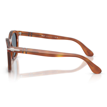Persol Occhiali da Sole PO3395S 96 56 Terra di Siena Azzurro Unisex 2