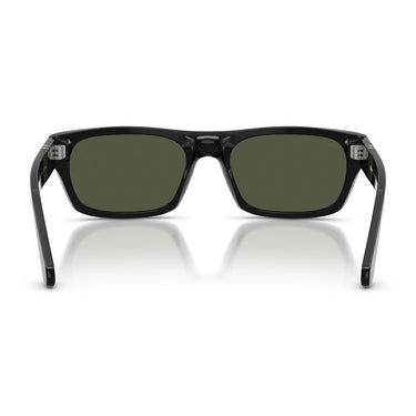 Persol Occhiali da Sole PO3398S 95 31 Nero Verde Unisex 4