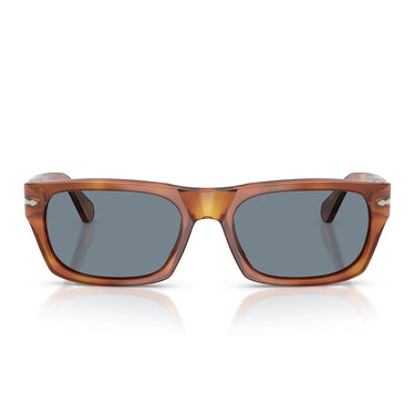 Persol Occhiali da Sole PO3398S 96/56 Terra di Siena/Azzurro Unisex