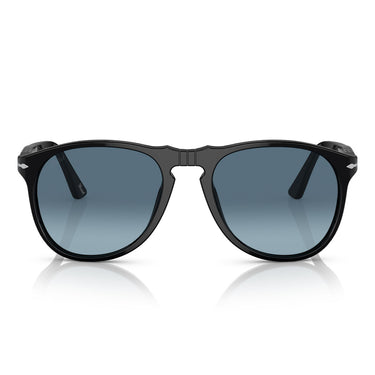 Persol Lunettes de Soleil PO9649S 95-Q8 Noir-Bleu Dégradé Unisexe