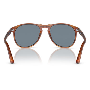 Persol Sonnenbrille PO9649S 96-56 Havana-Blau Unisex 3
