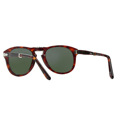 Persol Sonnenbrille PO0714 24/31 Faltbar Havana/Grün Unisex 4