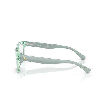 Polo Ralph Lauren Occhiali da Vista PP8555U 6367 Verde Chiaro Trasparente/Trasparente Bambini 3