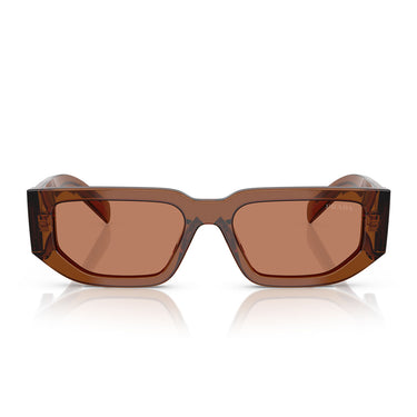 Prada Sonnenbrille PR09ZS 20H90Q Dunkelbraun Transparent Braun Unisex