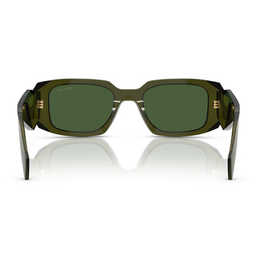 Prada Sonnenbrille PR17WS 19Z1I0 Flasche Transparent/Dunkelgrün Unisex 3