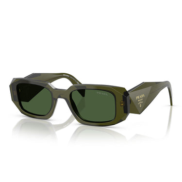 Prada Sonnenbrille PR17WS 19Z1I0 Flasche Transparent/Dunkelgrün Unisex 1