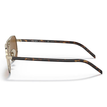 Prada Sonnenbrille PR58YS ZVN5Y1 Gold-Braun Unisex Polarisiert 2