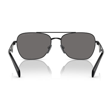 Prada Sonnenbrille PRA50S 1AB5Z1 Schwarz Dunkelgrau Damen Polarisiert 4