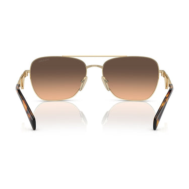 Prada Sonnenbrille PRA50S ZVN50C Gold/Braun Verlauf Damen