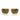 Prada Occhiali da Sole PRA53S 1BK01T Oro Opaco Marrone Scuro Uomo