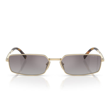 Prada Sonnenbrille PRA60S ZVN30C Blassgold/Blau Verlauf Silber Spiegel Damen