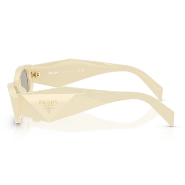 Prada Sonnenbrille PRB16S 21D5J2 Weiß Milch Hellbraun Damen 3