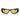 Prada Sonnenbrille PRB19S 16K455 Schwarz/Gelb Herren
