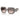 Prada Sonnenbrille PRB23S 20F70S Grau/Rosa Verlauf Grau Damen 1