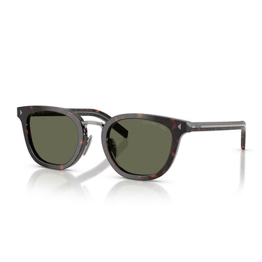 Prada Occhiali da Sole PRC01SD 17N03R Marrone Verde Uomo Polarizzati 2