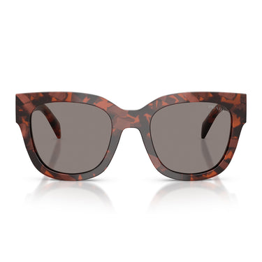 Prada Sonnenbrille PRC04S 23F80Q Amaranth Schildpatt Dunkelgrau Damen