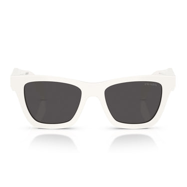 Prada Sonnenbrille PRC07S 17K08Z Weiß Talk Grau Dunkel Damen