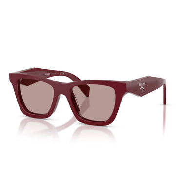 Prada Occhiali da Sole PRC07S 24O20I Barolo/Viola Chiaro Marrone Donna