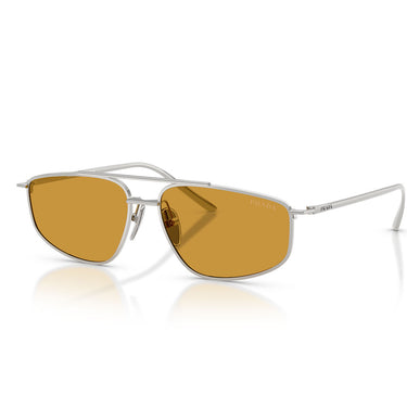 Prada Sonnenbrille PRC51S 1BC50P Silber Dunkel Honig Damen 2