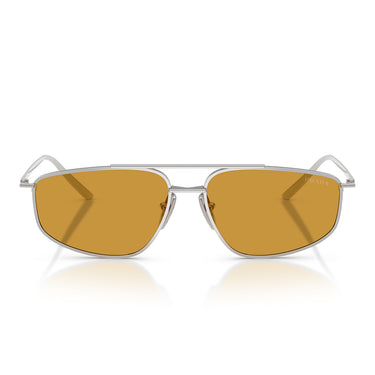 Prada Sonnenbrille PRC51S 1BC50P Silber Dunkler Honig Damen