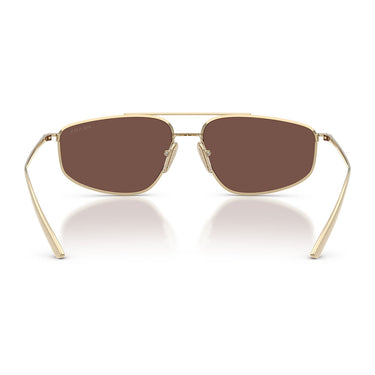 Prada Sonnenbrille PRC51S ZVN80T Blasses Gold Schokolade Schwarz Damen 4