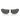 Prada Sonnenbrille PRC52S YC460T Schwarz Weiß Dunkelgrau Damen