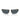 Prada Sonnenbrille PRC52S ZVN70B Blassgold Dunkelgrau Damen