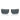 Prada Sonnenbrille PRC53S 1BC70B Silber/Dunkelgrau Herren