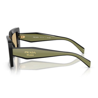 Prada Occhiali da Sole PRD01S 03K10R Nero Giallo Donna 3