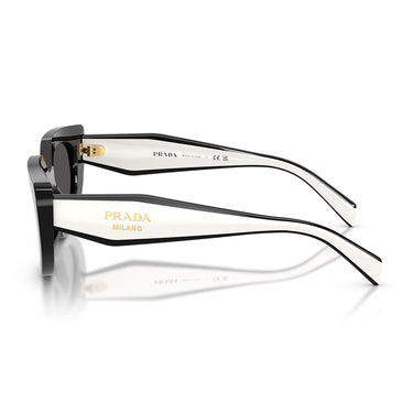 Prada Occhiali da Sole PRD02S 20G08Z Nero Bianco Grigio Scuro Donna 3