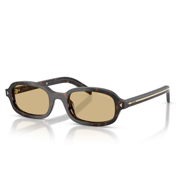 Prada Occhiali da Sole PRD06S 17N70R Root Tartarugato/Marrone Chiaro Donna 2