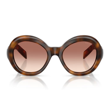 Prada Occhiali da Sole PRD08SU 20D70X Juniper Tartarugato/Marrone Chiaro Donna