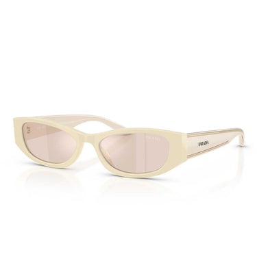 Prada Occhiali da Sole PRD22S 21D31B Bianco Latte/Quarzo Flash Elettric Donna 2