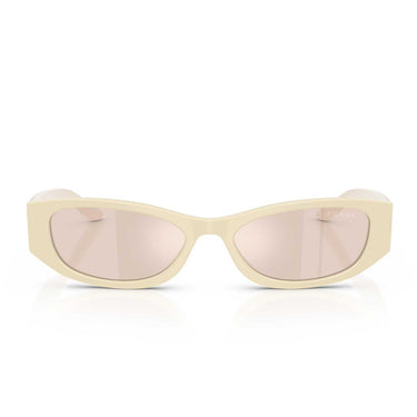 Prada Occhiali da Sole PRD22S 21D31B Bianco Latte/Quarzo Flash Elettric Donna