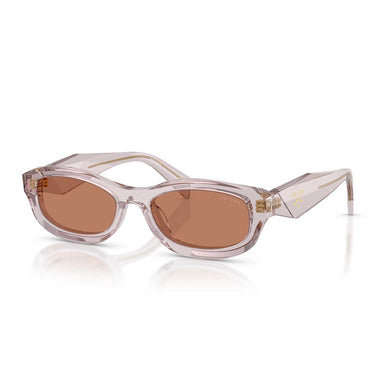 Prada Occhiali da Sole PRD24S 12W10I Malva Trasparente/Marrone Donna 2