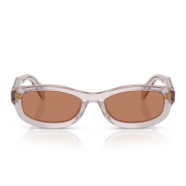 Prada Occhiali da Sole PRD24S 12W10I Malva Trasparente/Marrone Donna