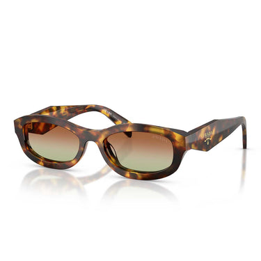 Prada Occhiali da Sole PRD24S 14L70T Miele Tartarugato/Verde Marrone Donna 2