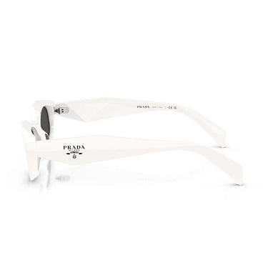 Prada Occhiali da Sole PRD24S 17K08Z Bianco Talco/Grigio Scuro Donna 3