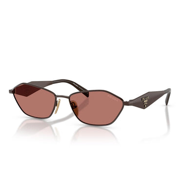Prada Occhiali da Sole PRD50S 22J80W Cigar Satinato/Bordeaux Donna 1